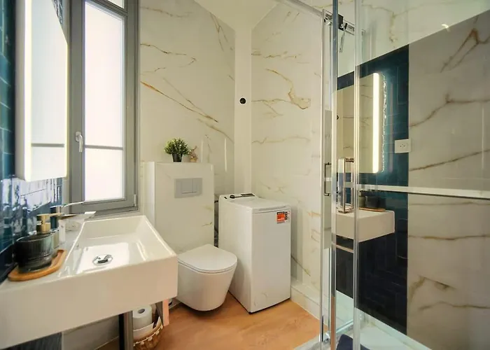 Marigold - 2 Bed 2 Bath - Ac - 8 Min From Palais Apartmán *